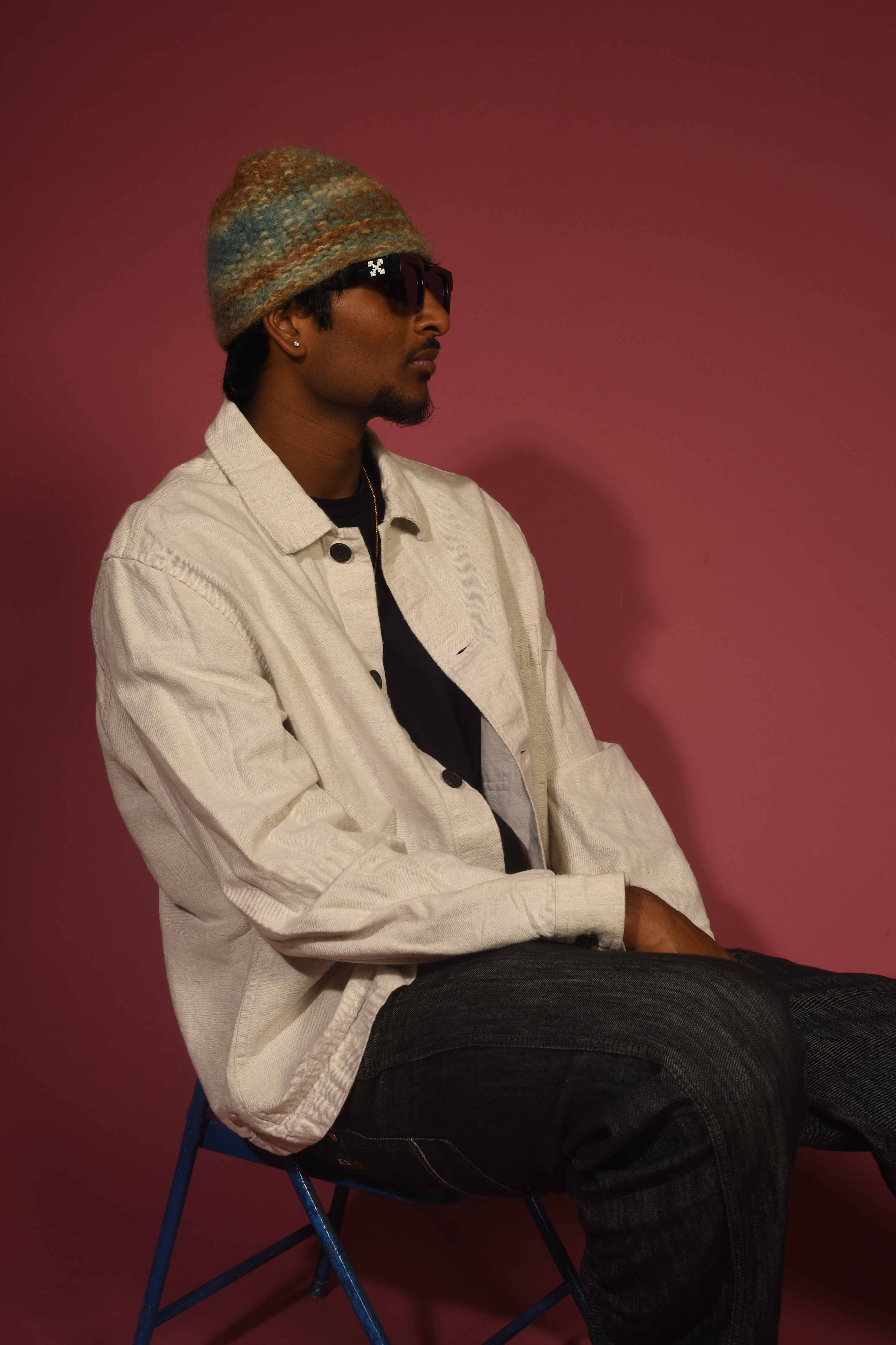 Studio Portrait - Red Background